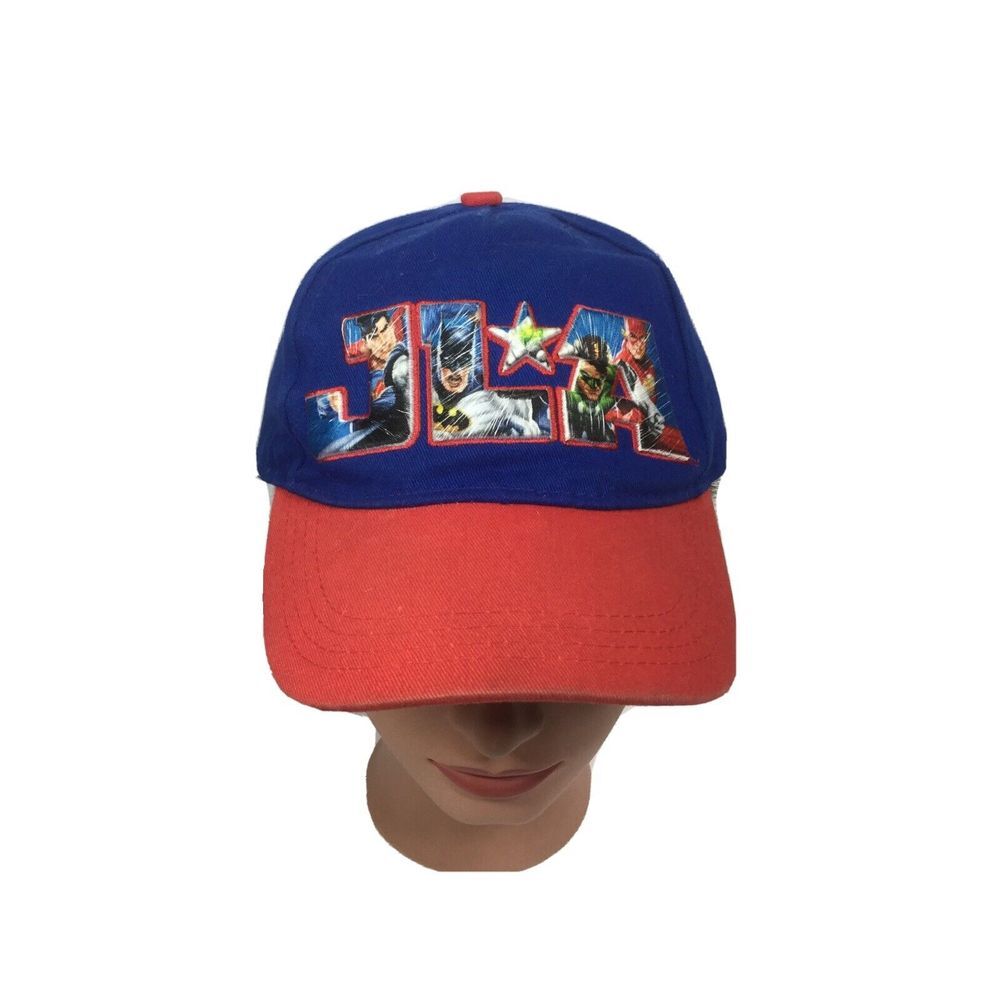 JLA Justice League America Youth Hat‎ DC Comics StrapBack Baseball Cap